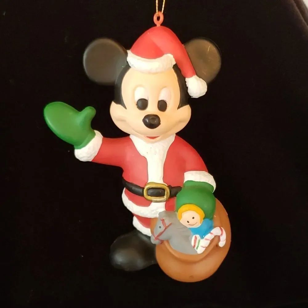 Disney Mickey Mouse as Santa Christmas Ornament